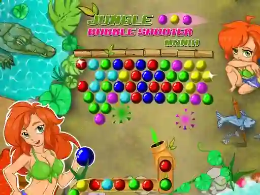 Xogo Jungle Bubble Shooter Mania en liña