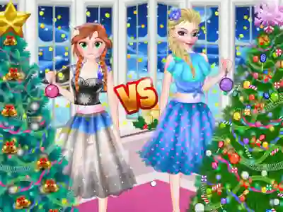 Xogo Ellie VS Annie Christmas Tree en liña
