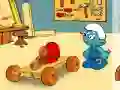 Xogo The smurfs handy`s car en liña