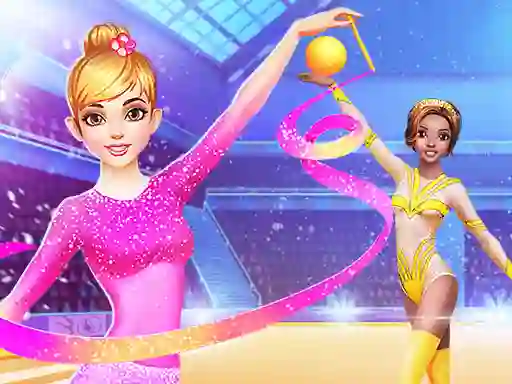 Xogo Gymnastics Girls Dress Up Game en liña