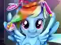 Xogo Rainbow pony real haircuts en liña