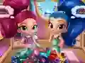 Xogo Shimmer And Shine Wardrobe Cleaning en liña