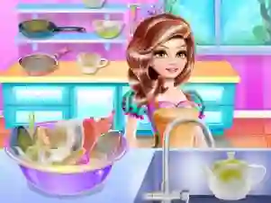 Xogo Princess Household Chores en liña