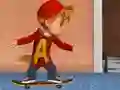 Xogo Alvinnn und Die Chipmunks: Skateboard Wahnsinn en liña
