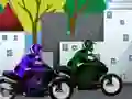 Xogo Bike Racing Math Integers en liña