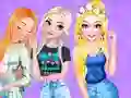 Xogo Princesses and Pets Matching Outfits en liña