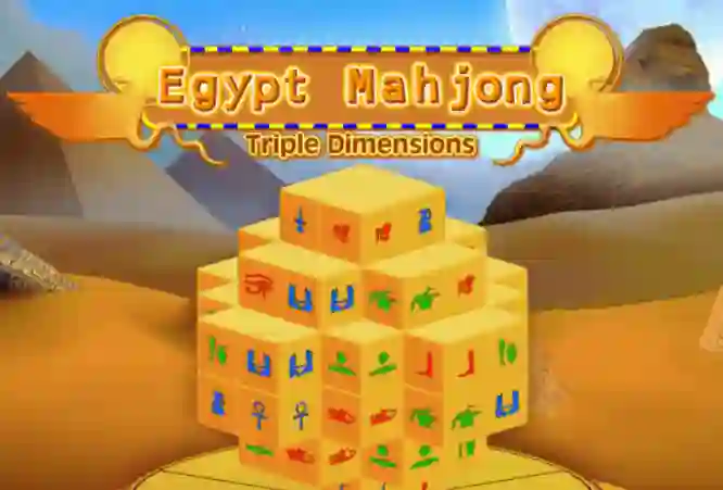 Xogo Egypt Mahjong Triple Dimensions en liña