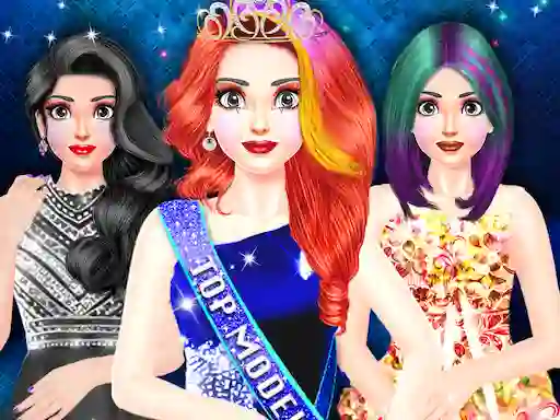 Xogo Top Model Fashion Dress Up en liña