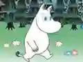 Xogo Moomins: reading with adjectives en liña