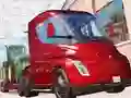 Xogo Tesla Truck Jigsaw en liña