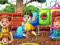 Xogo Playing Kids Jigsaw en liña