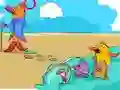 Xogo Cartoon Birds Differences en liña