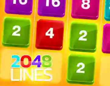 Xogo 2048 Lines en liña