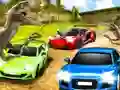 Xogo Dino Car Race en liña