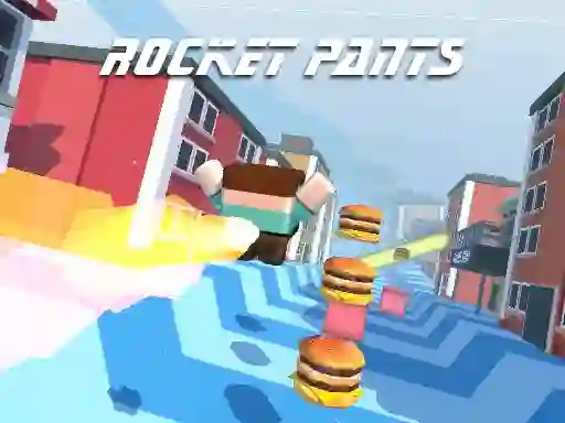 Xogo Rocket Pants Runner 3D en liña
