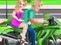 Xogo Anna Bike Accident Love en liña