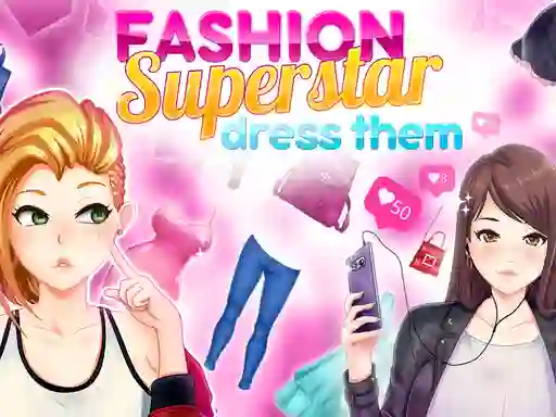 Xogo Fashion Superstar Dress Them en liña