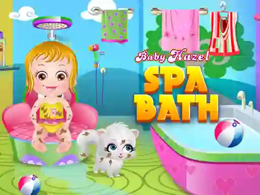 Xogo Baby Hazel Spa Bath en liña