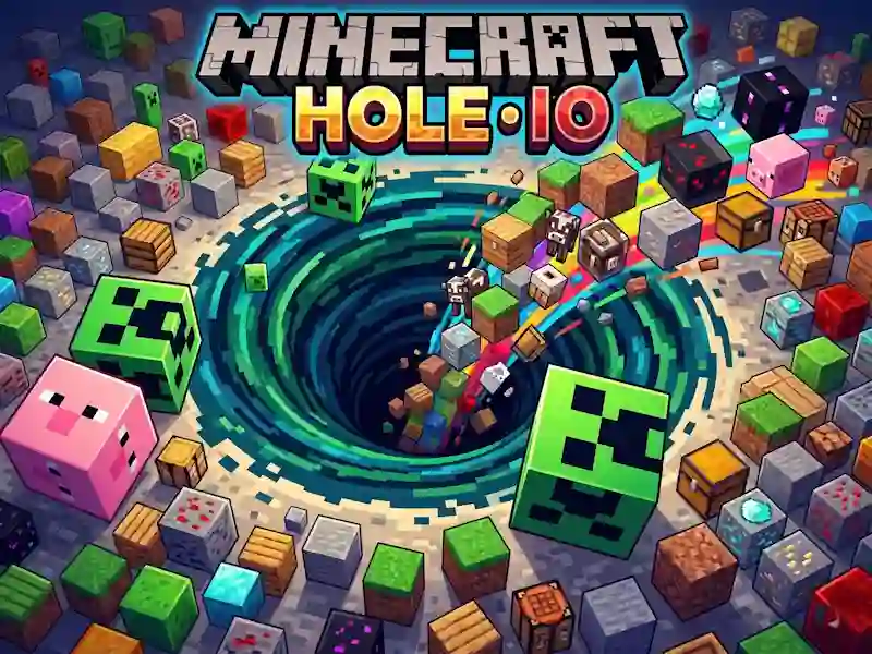 Xogo Minecraft Hole IO en liña