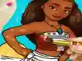Xogo Moana Coloring Book en liña