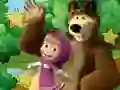 Xogo Little Girl And The Bear Hidden Stars en liña