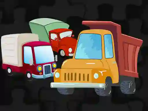 Xogo Cartoon Truck Jigsaw en liña