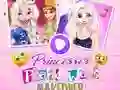 Xogo Princesses Prank Wars Makeover en liña