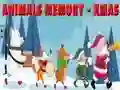 Xogo Animals Memory - Xmas en liña