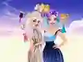 Xogo Fashion Showdown Ellie and Villain Quinn en liña