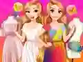 Xogo Princesses Outfit Coloring en liña