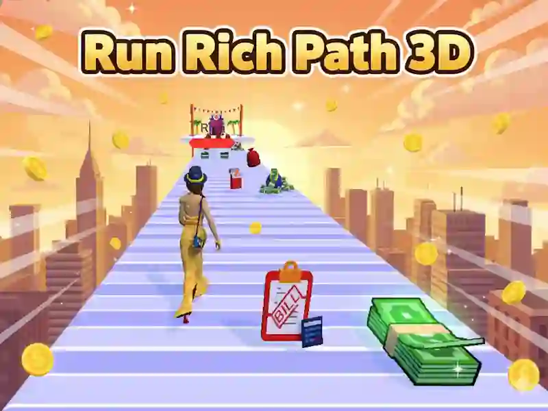 Xogo Run Rich Path 3D en liña