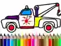 Xogo Back To School: Truck Coloring Book en liña
