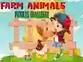 Xogo Farm Animals Puzzles Challenge en liña
