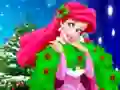 Xogo Ariel The Little Mermaid Christmas Dres Up en liña