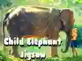 Xogo Child Elephant Jigsaw en liña