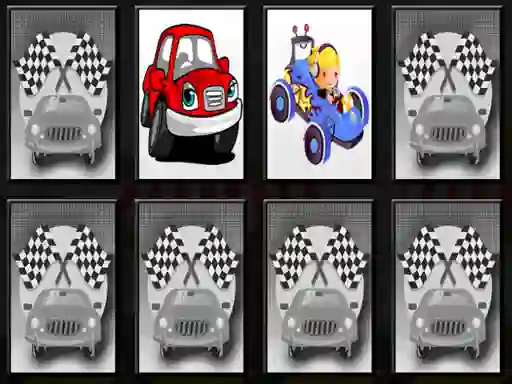 Xogo Racing Cars Memory en liña
