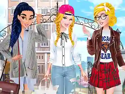 Xogo Princesses: Back to School Collection en liña