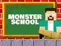Xogo Monster School: Roller Coaster & Parkour en liña