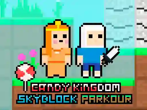 Xogo Candy Kingdom Skyblock Parkour en liña
