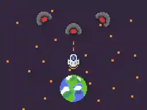 Xogo Pixel Protect Your Planet en liña