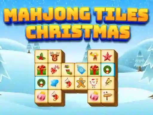 Xogo Mahjong Tiles Christmas en liña