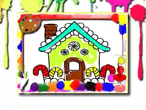 Xogo House Coloring Book en liña
