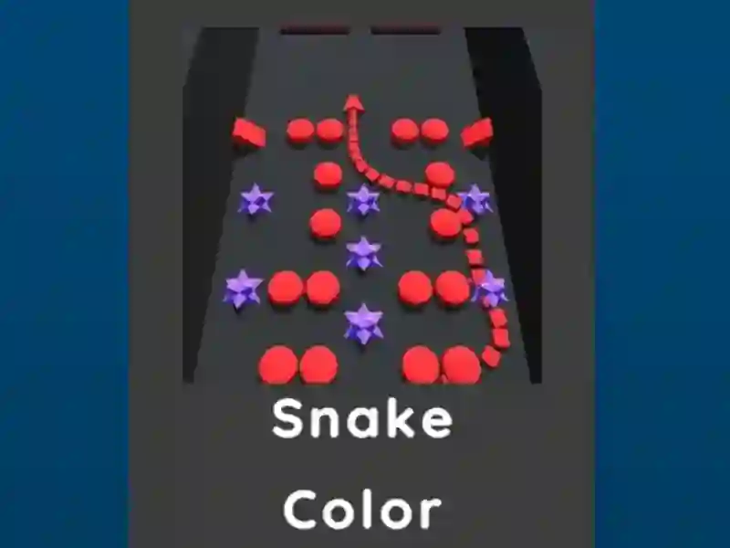 Xogo Snake Color en liña