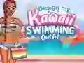 Xogo Design My Kawaii Swimming Outfit en liña