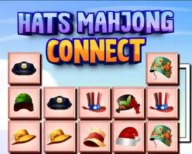 Xogo Hats Mahjong Connect en liña
