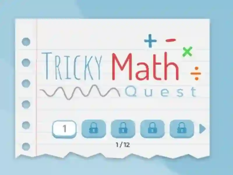 Xogo Tricky Math Quest en liña