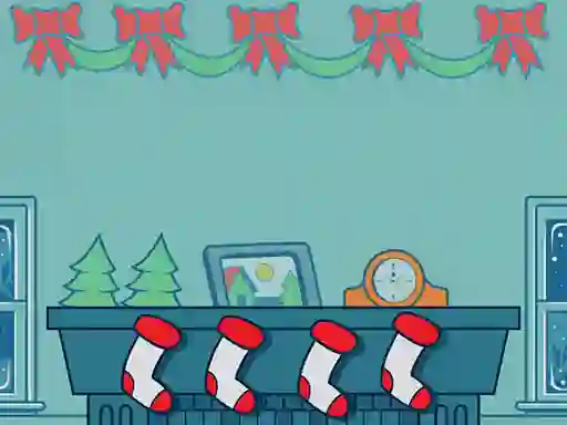 Xogo Christmas Stockings Memory en liña