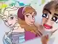 Xogo Coloring Book: Frozen en liña