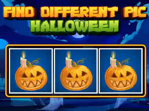 Xogo Find Different Pic Halloween en liña