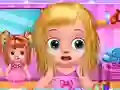 Xogo Babysitter Kids Hair Salon en liña